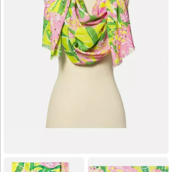 Lily Pulitzer bling scarf - Picture 6 of 6